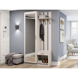 Прихожая Астрид-Мебель София 8 (Ясень Анкор Белый) Thumb