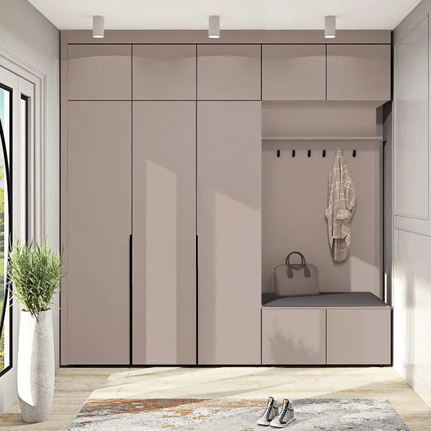 Прихожая Comfort Mebel Flex ВТ-4081 ДСП Eko 2.5m (Toffee Matte)