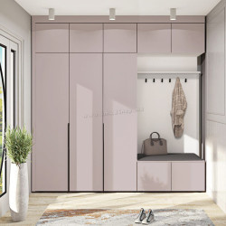 Прихожая Comfort Mebel Flex ВТ-4081 МДФ Loft 2.5m (Beige Velvet Matte)
