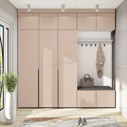 Прихожая Comfort Mebel Flex ВТ-4081 МДФ Loft 2.5m (Cappuccino Matte)