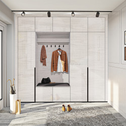 Прихожая Comfort Mebel Flex ВТ-4086 ДСП Eko 2.5m (Bleached Oak Gloss)