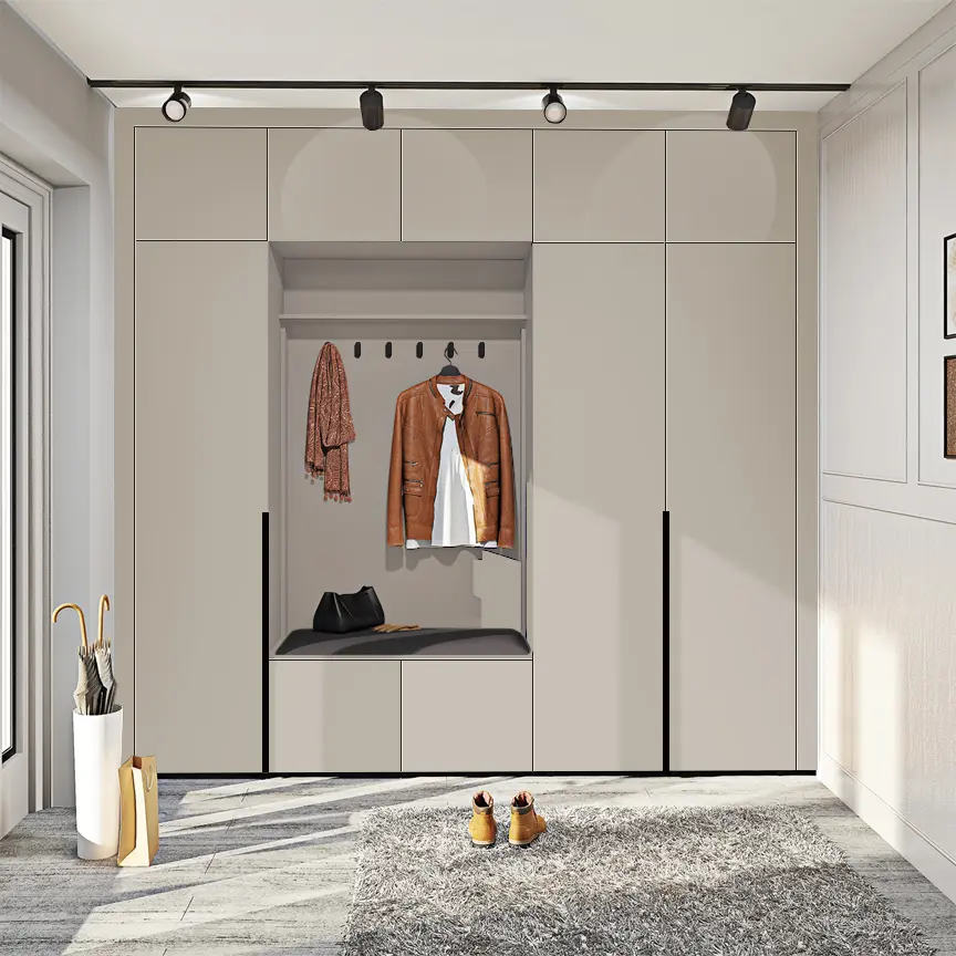 Прихожая Comfort Mebel Flex ВТ-4086 ДСП Eko 2.5m (Cashmere Matte)