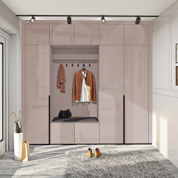 Прихожая Comfort Mebel Flex ВТ-4086 ДСП Eko 2.5m (Toffee Gloss)