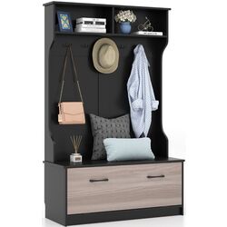 Прихожая Costway HU10448DK (Black) Thumb