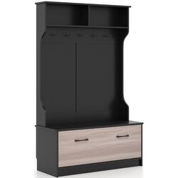 Прихожая Costway HU10448DK (Black) Thumb