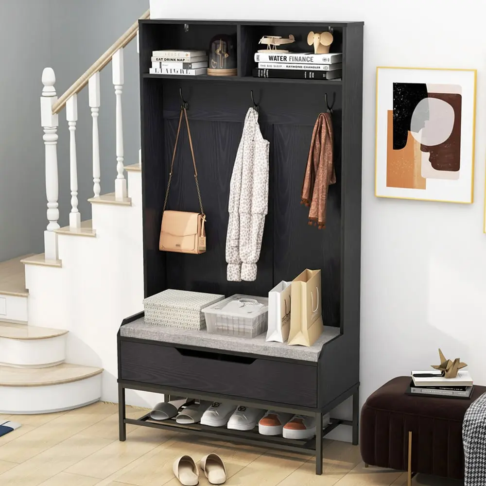 Прихожая Costway JV11461DK (Black)