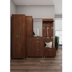 Прихожая Fabrik Home Madlen 2100 (Орех Каменный) Thumb