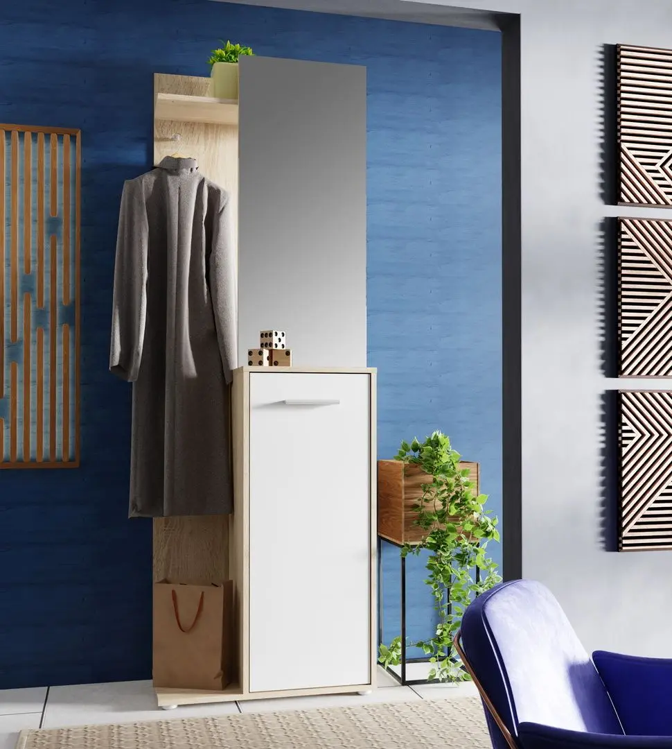 Прихожая Fortuna Areel 60x179.7x32.3 (Sonoma Oak/White)