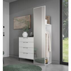 Прихожая Fortuna Elzzan 115.1x185.5x41.5 (White/White Gloss)