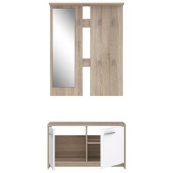 Прихожая Fortuna Foxi 82.9x180x34.5 (Sonoma Oak/White) Thumb