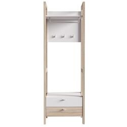 Прихожая Fortuna Hoyvik 66.4x200.1x41.2 (Sonoma Oak/White) Thumb