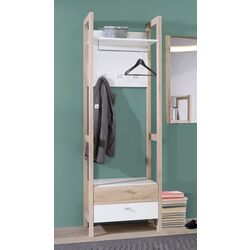 Прихожая Fortuna Hoyvik 66.4x200.1x41.2 (Sonoma Oak/White)