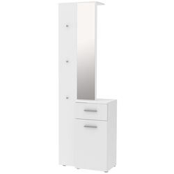 Прихожая Fortuna Lothal 64.2x196x33.8 (White) Thumb