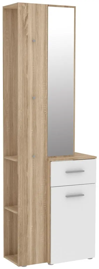 Прихожая Fortuna Lothal 64.2x196x33.8 (Sonoma Oak/White) - 3