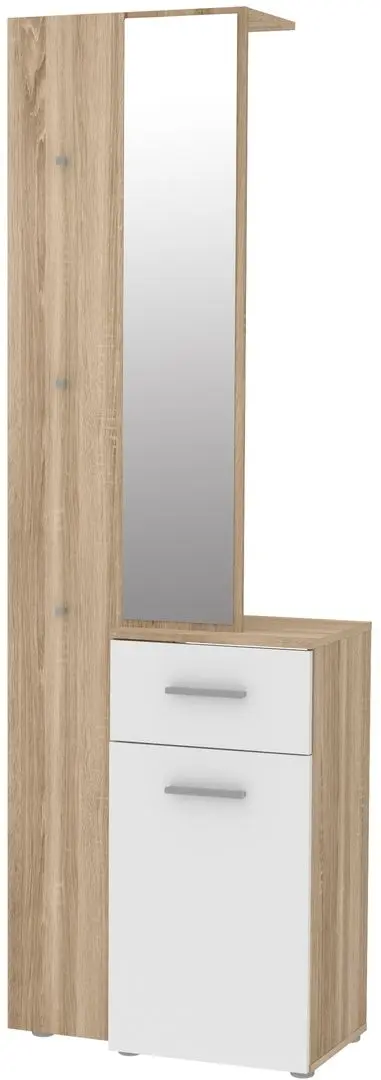 Прихожая Fortuna Lothal 64.2x196x33.8 (Sonoma Oak/White) - 6