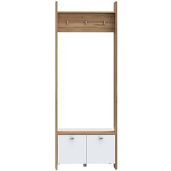 Antreu Fortuna Ranya 74.1x203x42 (Catania Oak/White) Thumb