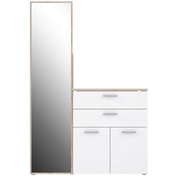 Прихожая Fortuna Yaskier 125x184.7x41.3 (Sonoma Oak/White) Thumb