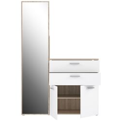 Прихожая Fortuna Yaskier 125x184.7x41.3 (Sonoma Oak/White) Thumb