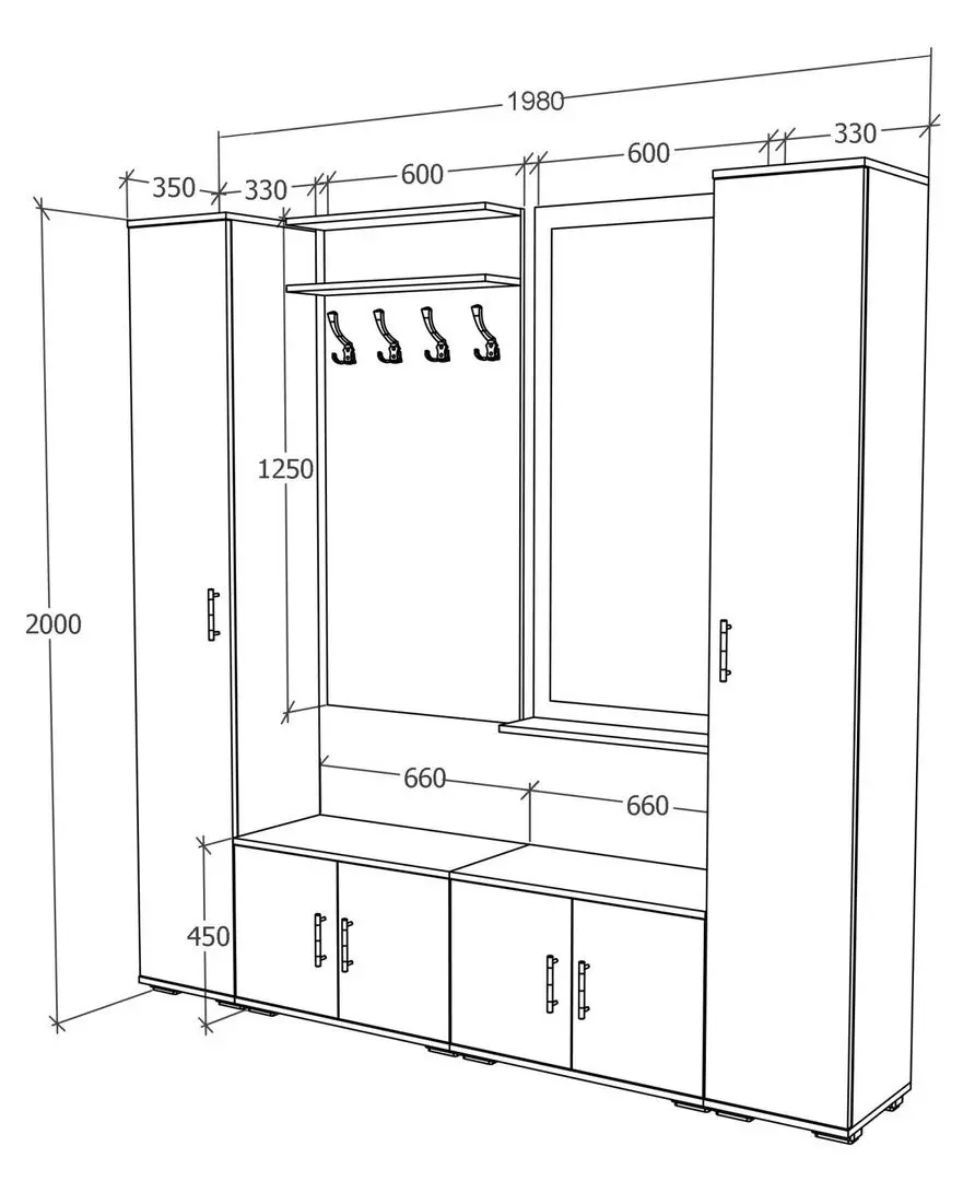 Antreu Haaus Como V3 (Anthracite/White)