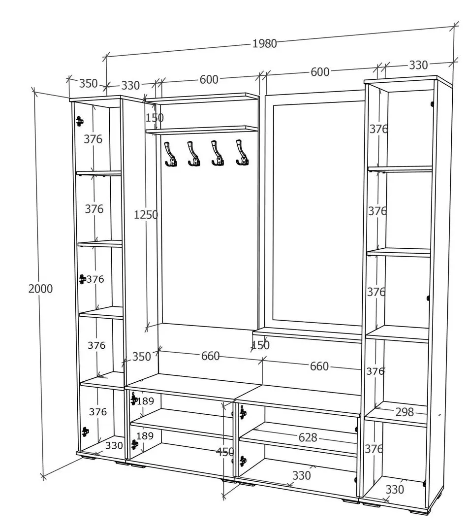 Antreu Haaus Como V3 (Anthracite/White)