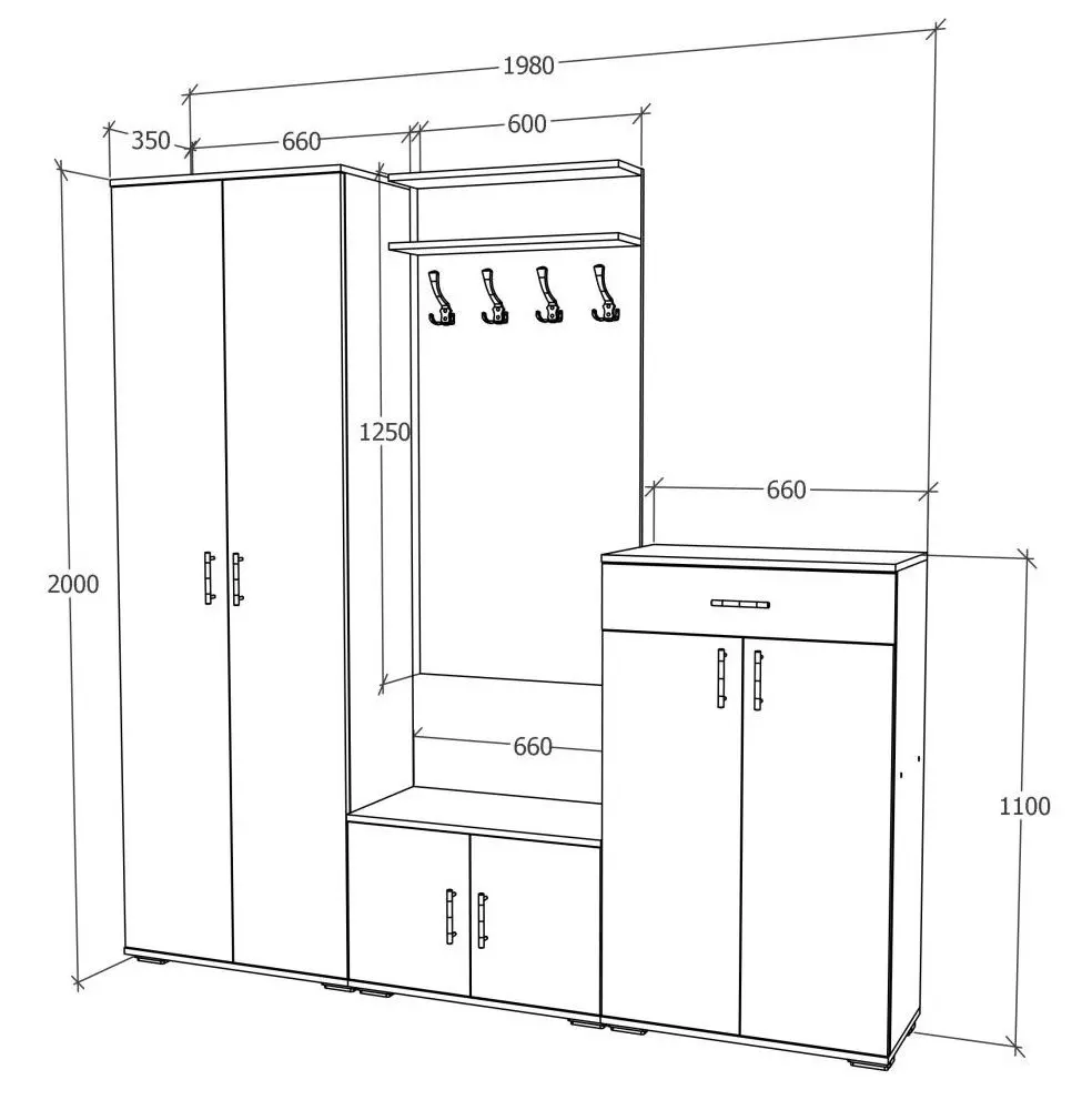 Antreu Haaus Como V6 (Anthracite/White) - 3