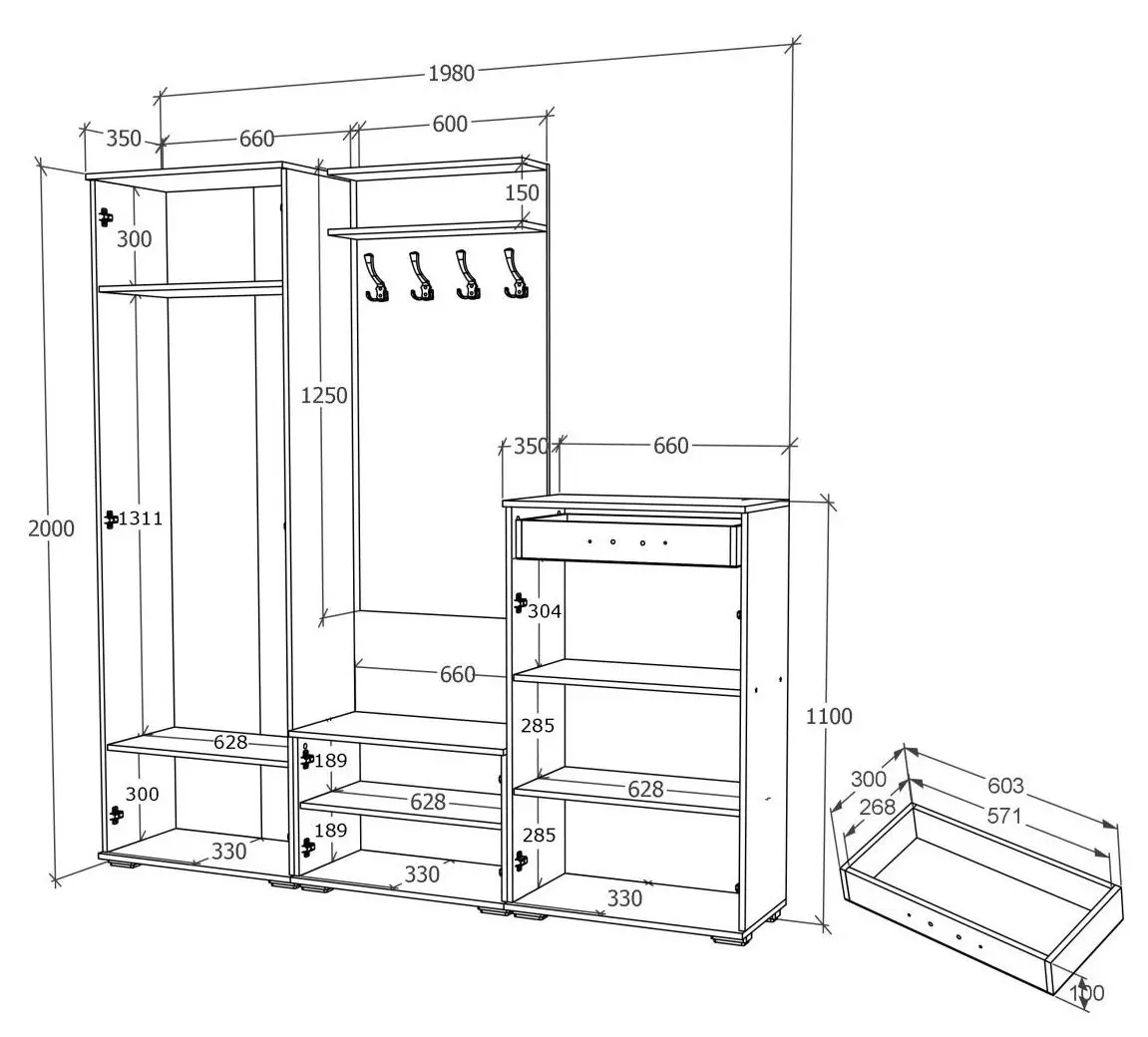 Antreu Haaus Como V6 (Anthracite/White) - 4