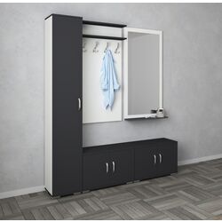 Прихожая Haaus Como V7 (Anthracite/White)