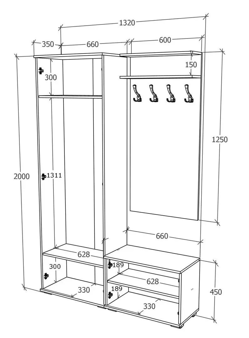 Antreu Haaus Como V8 (Anthracite/White)