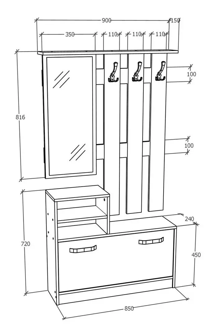 Antreu Haaus Lyon (Anthracite)