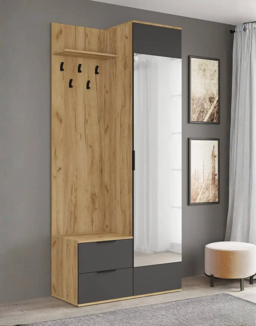 Antreu Halmar Coral (Gold Oak/Anthracite)