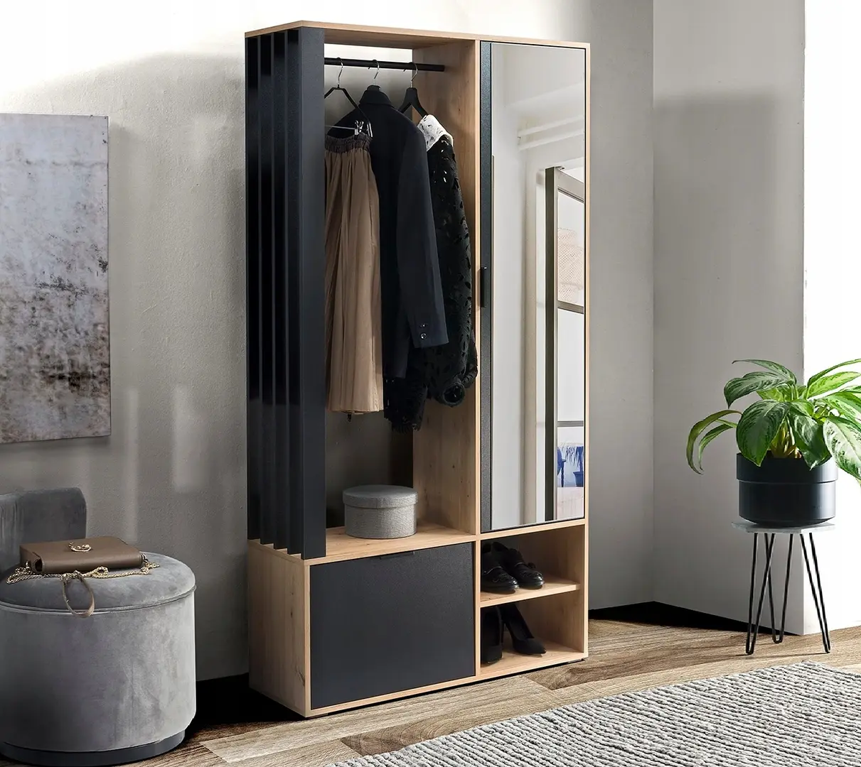 Antreu Halmar Milo (Artisan Oak/Black)