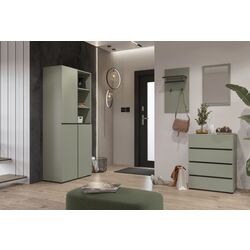 Прихожая Helvetia Cross 3D 79 cm (Green/Black) Thumb