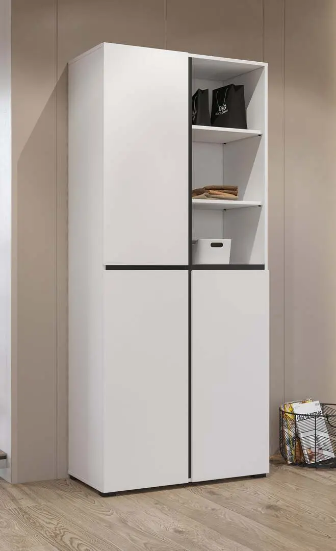 Прихожая Helvetia Cross 3D 79 cm (White/Black)