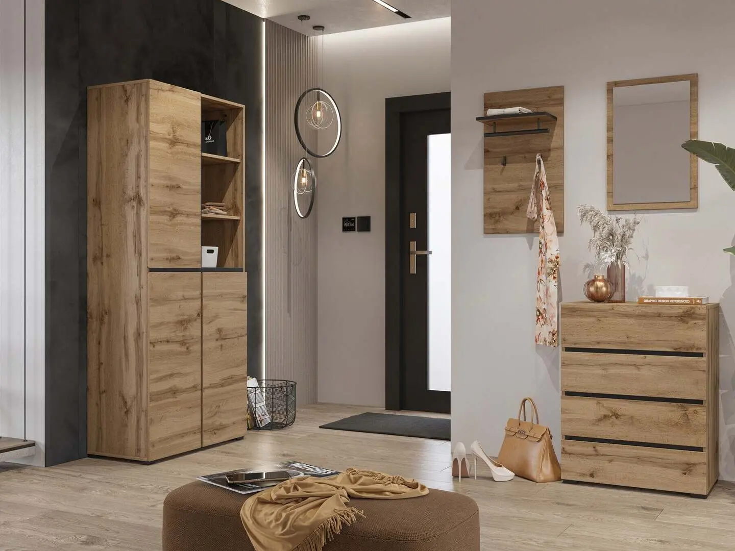 Antreu Helvetia Cross 3D 79 cm (Wotan Oak/Black)