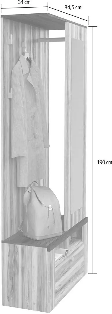 Antreu Helvetia Larona I (Satin Walnut/Touchwood)