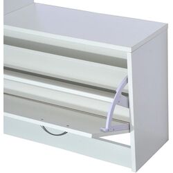 Прихожая Homcom 831-146WT 90x22x220 cm (White) Thumb
