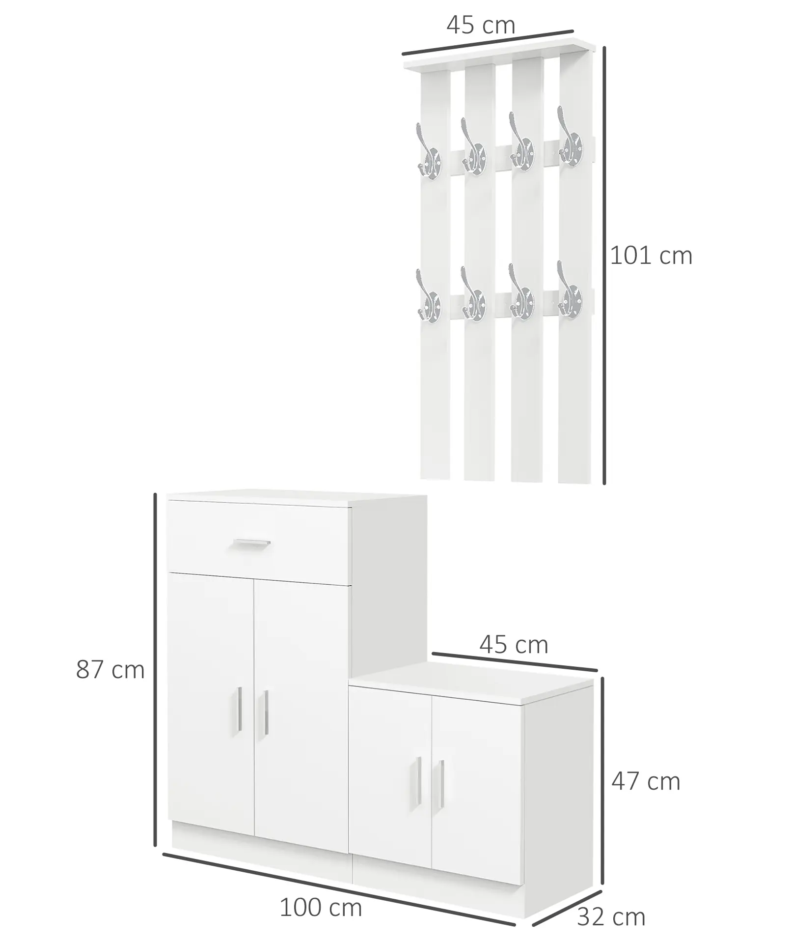Antreu Homcom 831-213 (White) - 5