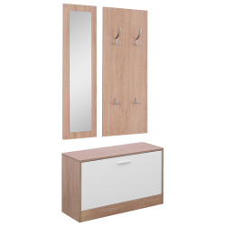Прихожая Homcom 837-006 (Natural/White) Thumb