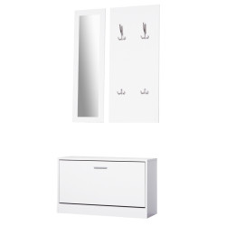 Antreu Homcom 837-006WT(White) Thumb