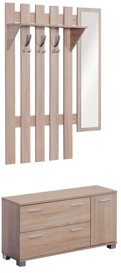 Antreu Homcom 837-021AK 90 cm (Oak)