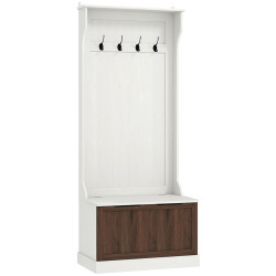 Antreu Homcom 837-031V80BN (White/Brown) Thumb