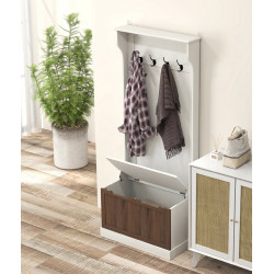 Antreu Homcom 837-031V80BN (White/Brown) Thumb