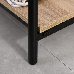 Antreu Homcom 837-097AK 80x30x170 cm (Oak/Black) Thumb