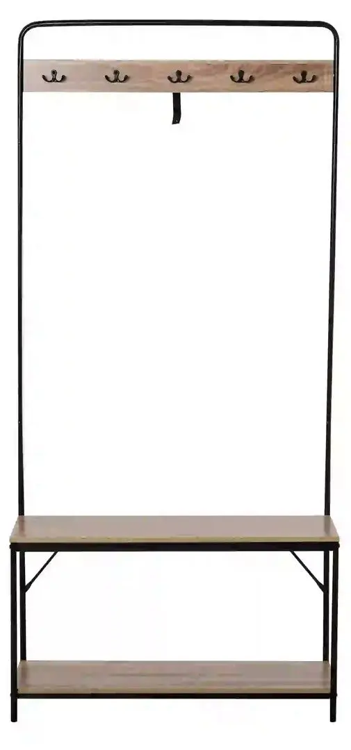 Antreu Homcom 837-097AK 80x30x170 cm (Oak/Black)