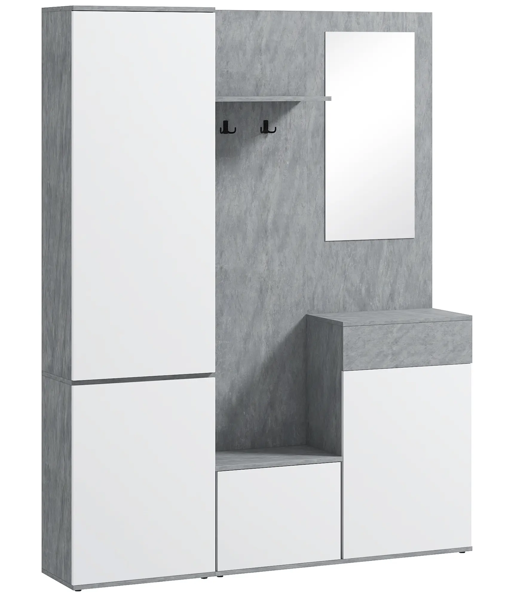 Antreu Homcom 837-256V00GY (White/Grey) - 2