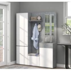 Antreu Homcom 837-256V00GY (White/Grey)