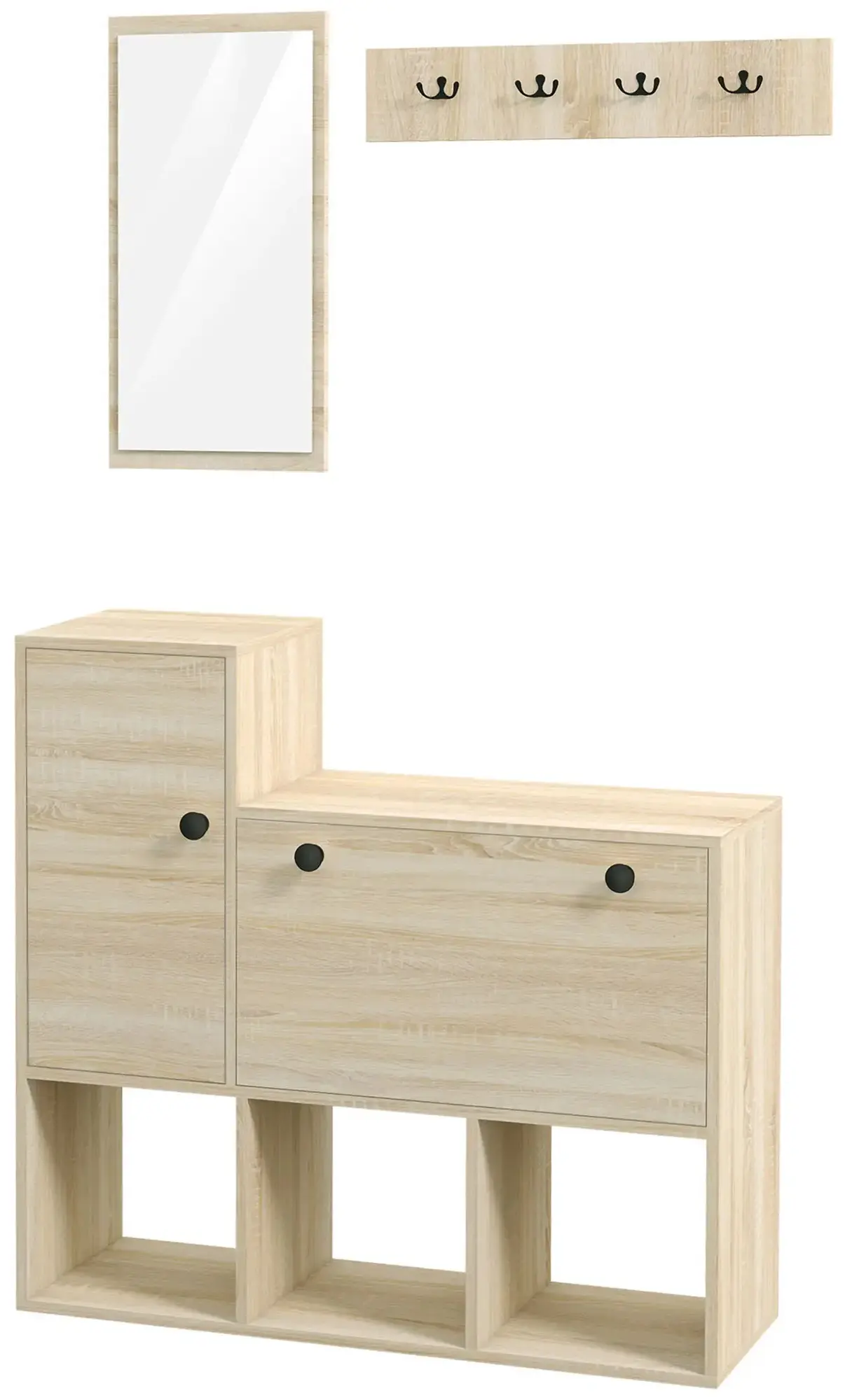 Прихожая Homcom 837-381V80ND (Natural) - 3