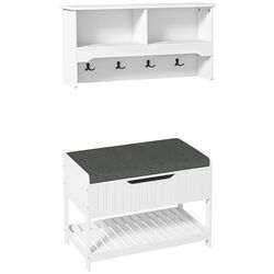 Antreu Homcom 837-389V80WT 80x20x40 cm (White) Thumb