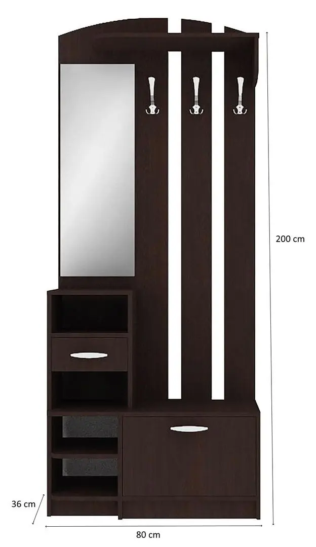 Прихожая Ideal Mobila B-1 (Wenge) - 3