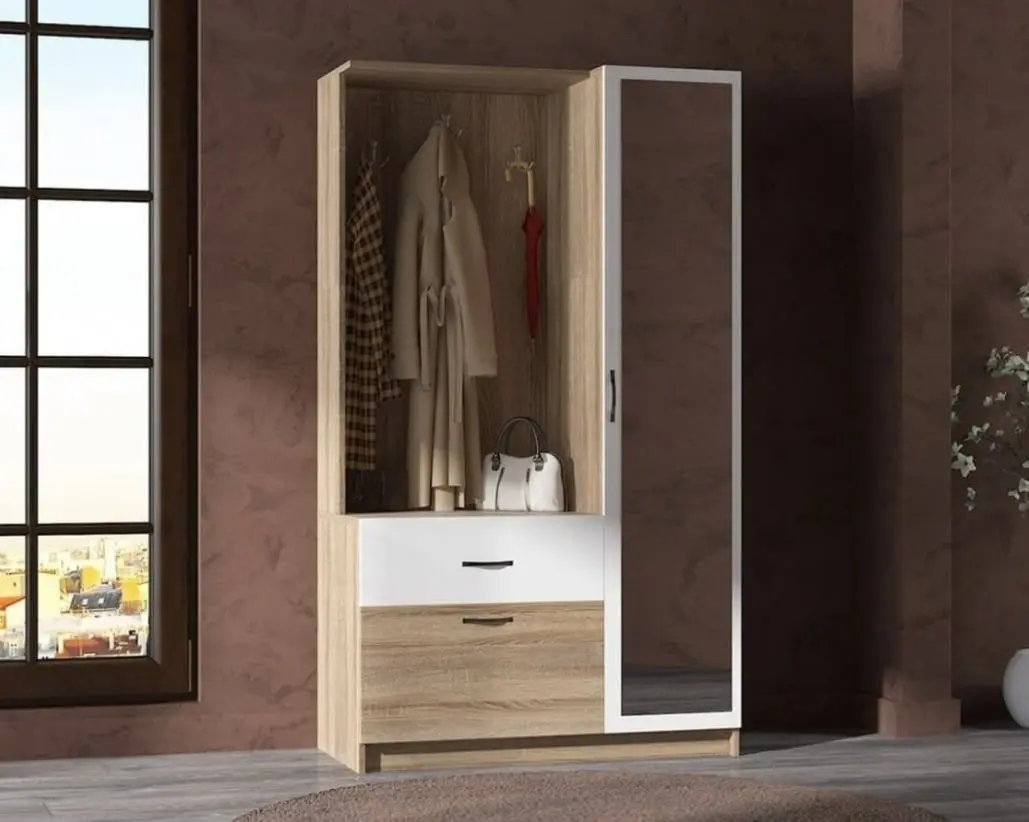Antreu Ideal Mobila Carla (Sonoma Oak/White)